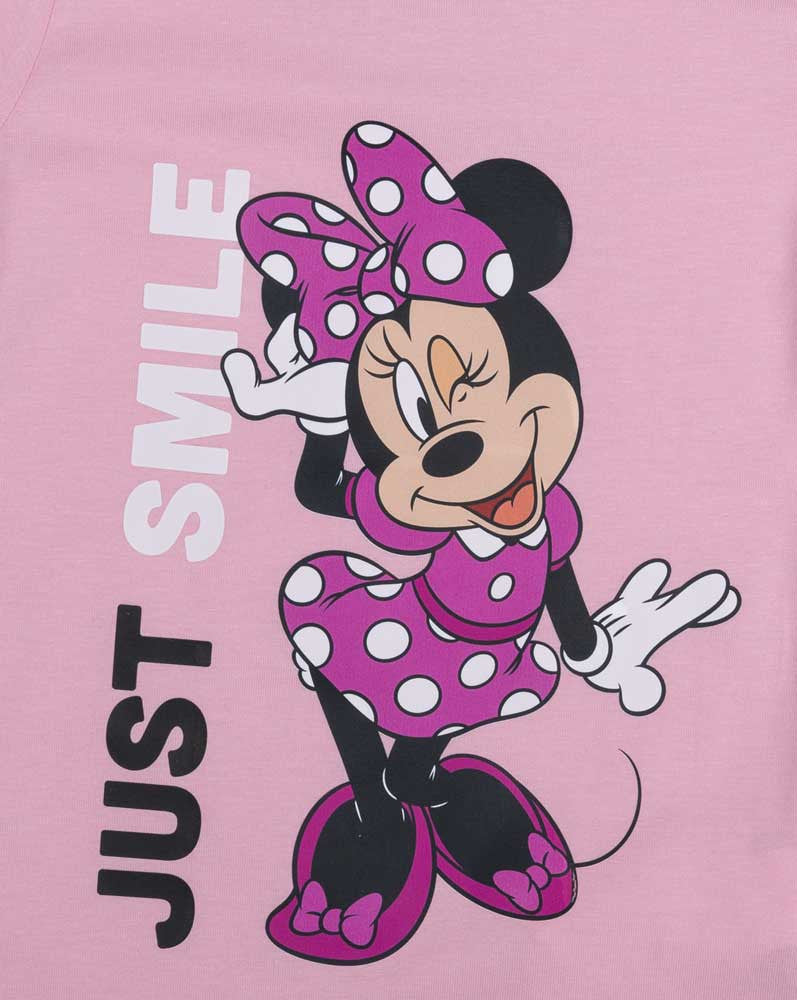 Rövid ujjú kislány póló Minnie egér mintával - Momsy