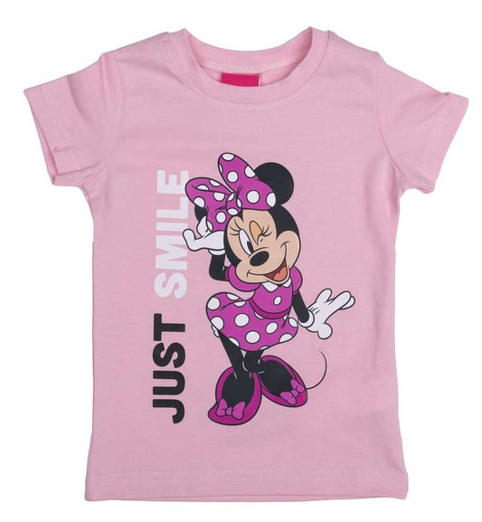 Rövid ujjú kislány póló Minnie egér mintával - Momsy