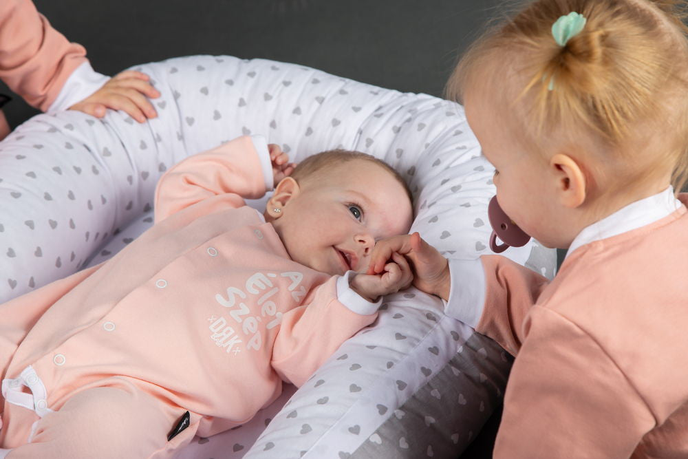 Vékony, pamut, elöl patentos rugdalózó Dorko DRK "Az Élet Szép" mintával - Momsy