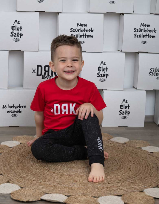 Rövid ujjú póló Dorko DRK mintával - Momsy