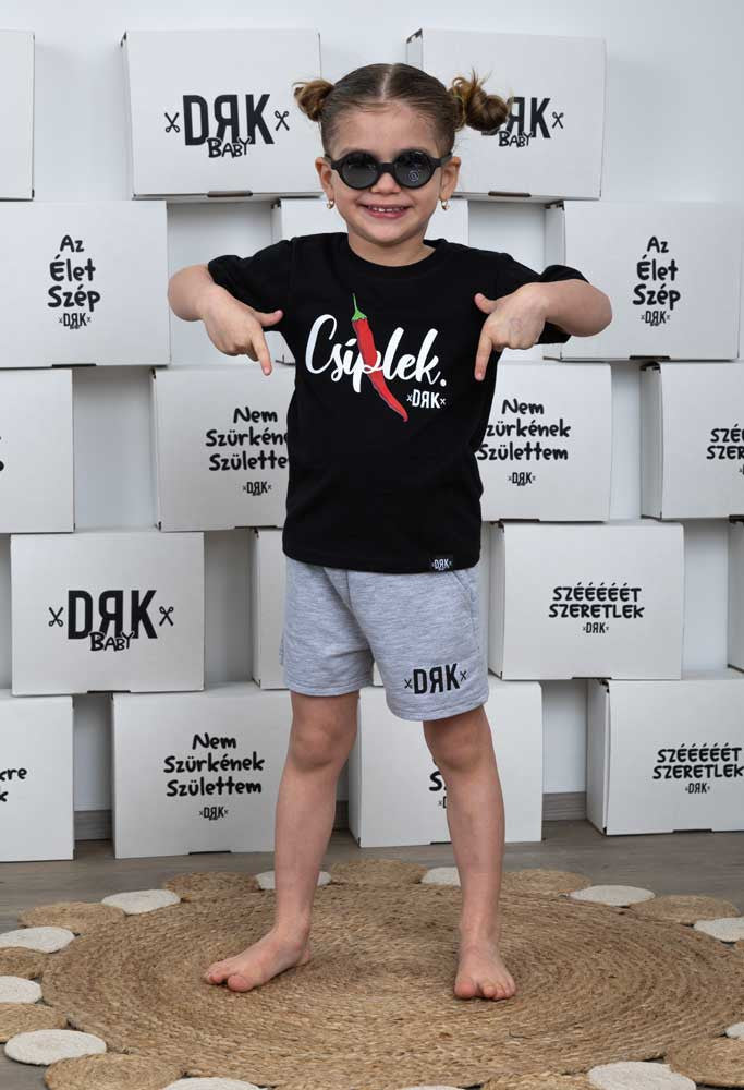 Rövid ujjú póló Dorko DRK "Csíplek" mintával - Momsy