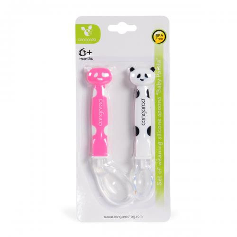 Moni SZILIKON kanál szett 2dbos Panda PINK-0