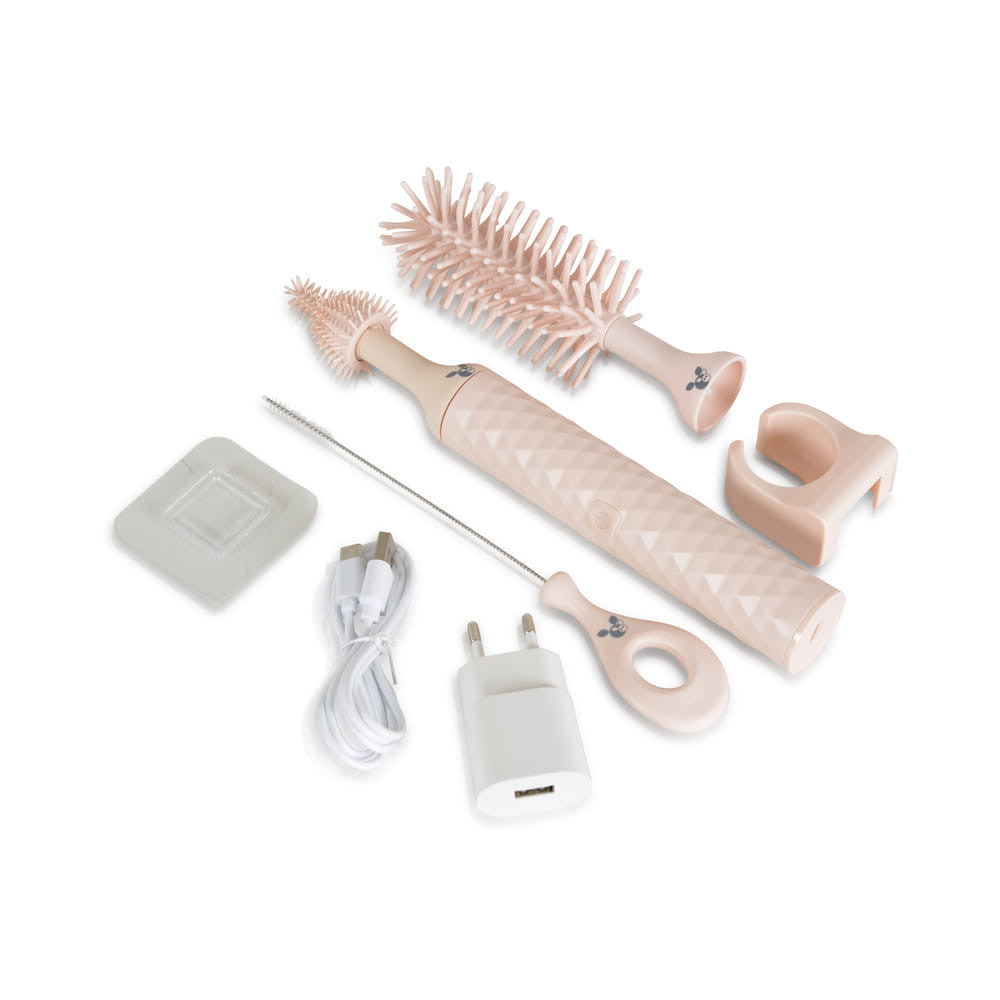 Moni Elektromos üveg tisztító kefe pink - Momsy
