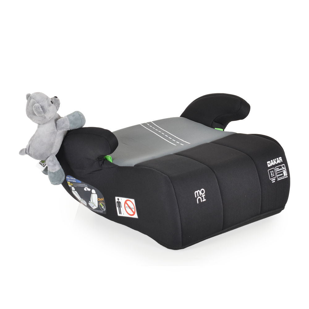 Moni Dakar ülésmagasító i-size 125-150cm szürke-0