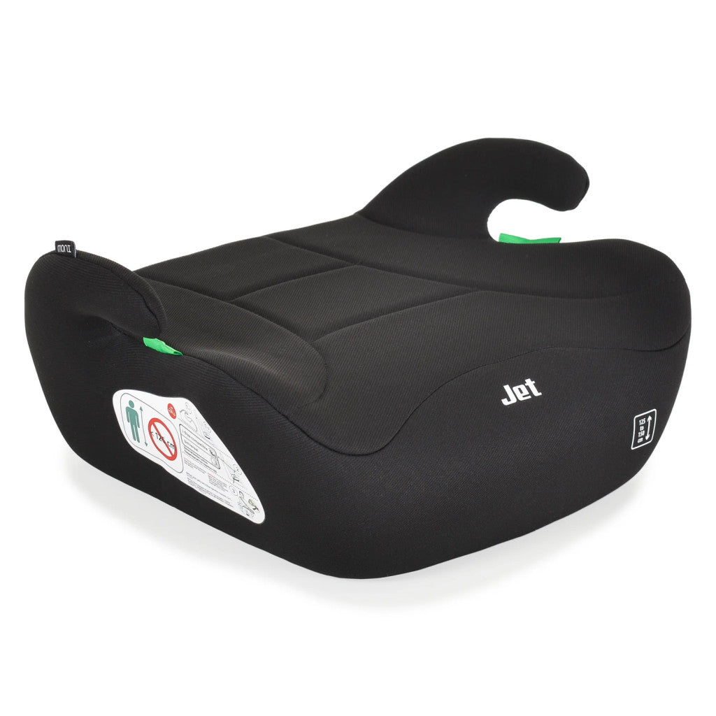 Moni JET ülésmagasító 125-150cm I-SIZE FEKETE-0
