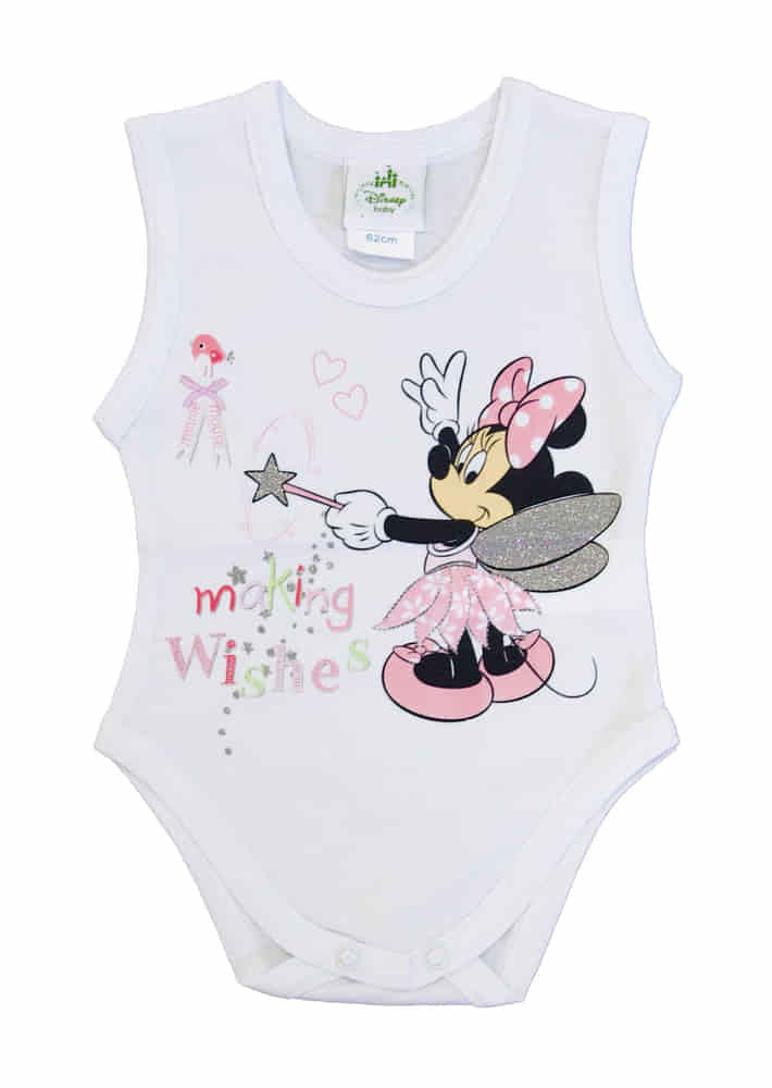 Ujjatlan kislány kombidresz Minnie egér mintával - Momsy
