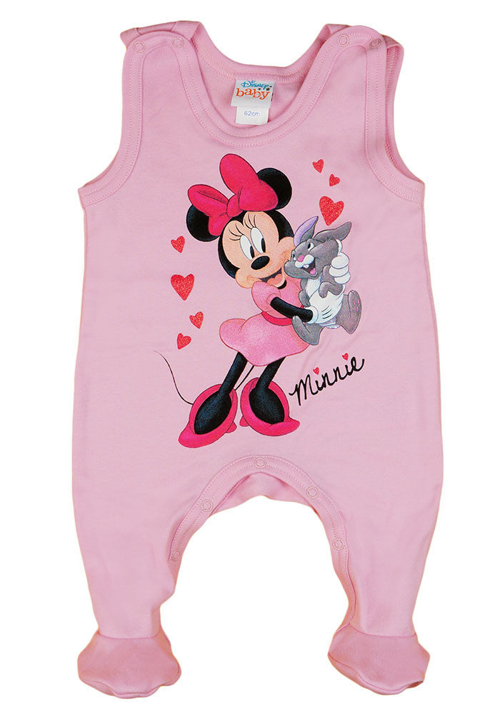 Disney Minnie szívecskés| nyuszis ujjatlan baba rugdalózó - Momsy