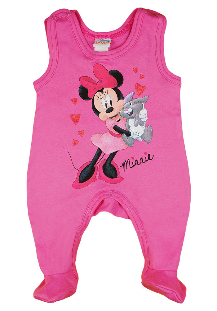 Disney Minnie szívecskés| nyuszis ujjatlan baba rugdalózó - Momsy