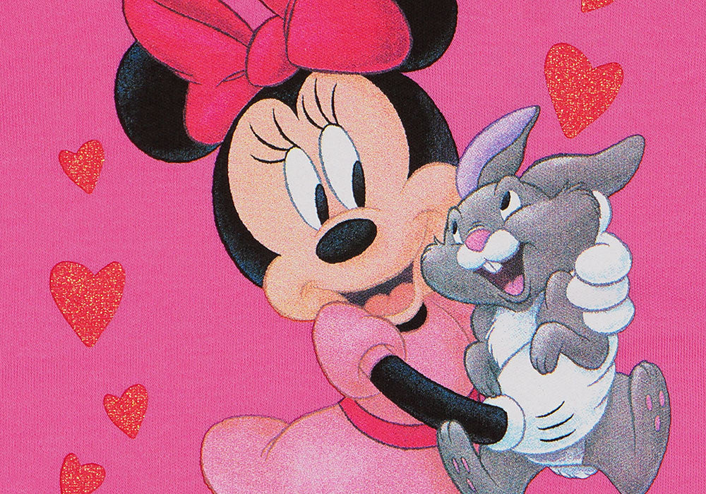 Disney Minnie szívecskés| nyuszis ujjatlan baba rugdalózó - Momsy