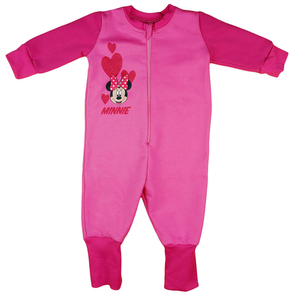 Disney Minnie szívecskés belül bolyhos overálos pizsama - Momsy