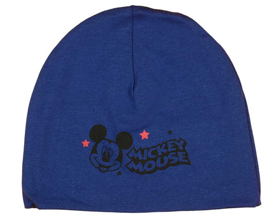 Vékony pamut kisfiú sapka Mickey egér mintával - Momsy