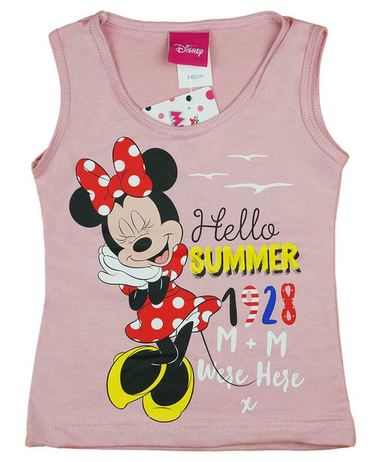 Pamut kislány trikó Minnie egér mintával - Momsy