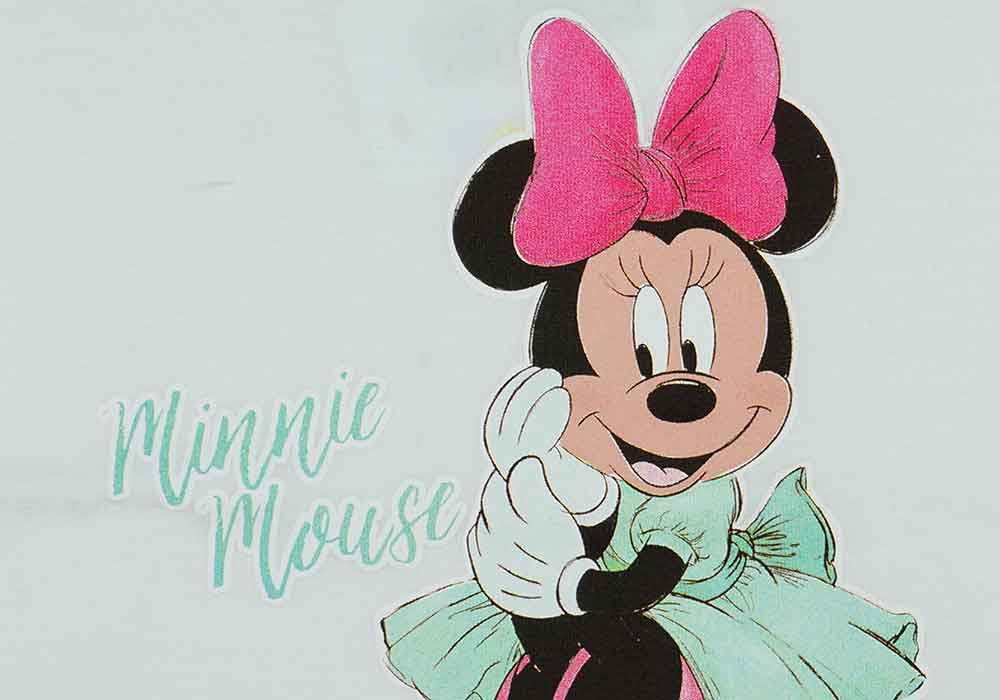 Rövid ujjú kislány póló Minnie egér mintával - Momsy