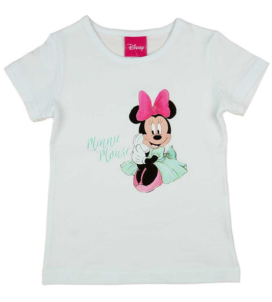 Rövid ujjú kislány póló Minnie egér mintával - Momsy