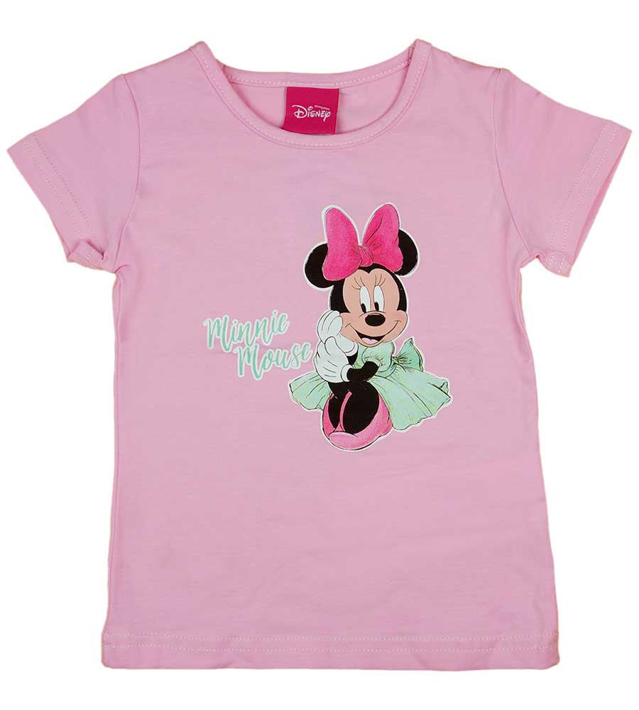 Rövid ujjú kislány póló Minnie egér mintával - Momsy