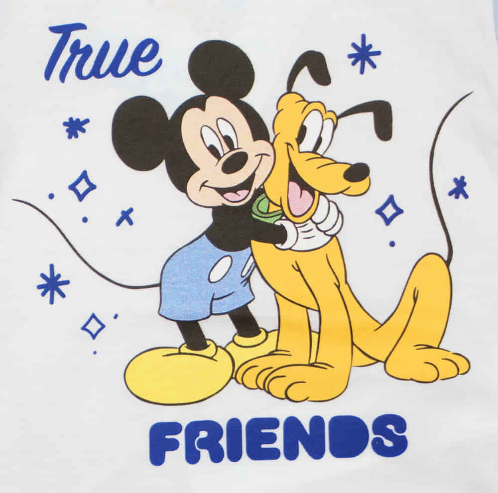 Rövid ujjú baba body Mickey egér mintával - Momsy