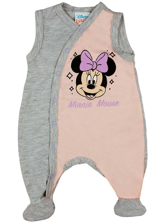 Ujjatlan kislány rugdalózó Minnie egér mintával - Momsy