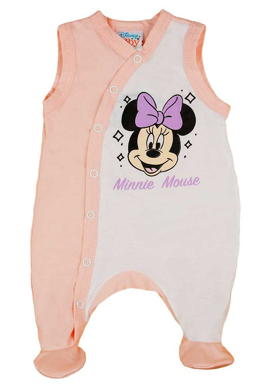 Ujjatlan kislány rugdalózó Minnie egér mintával - Momsy