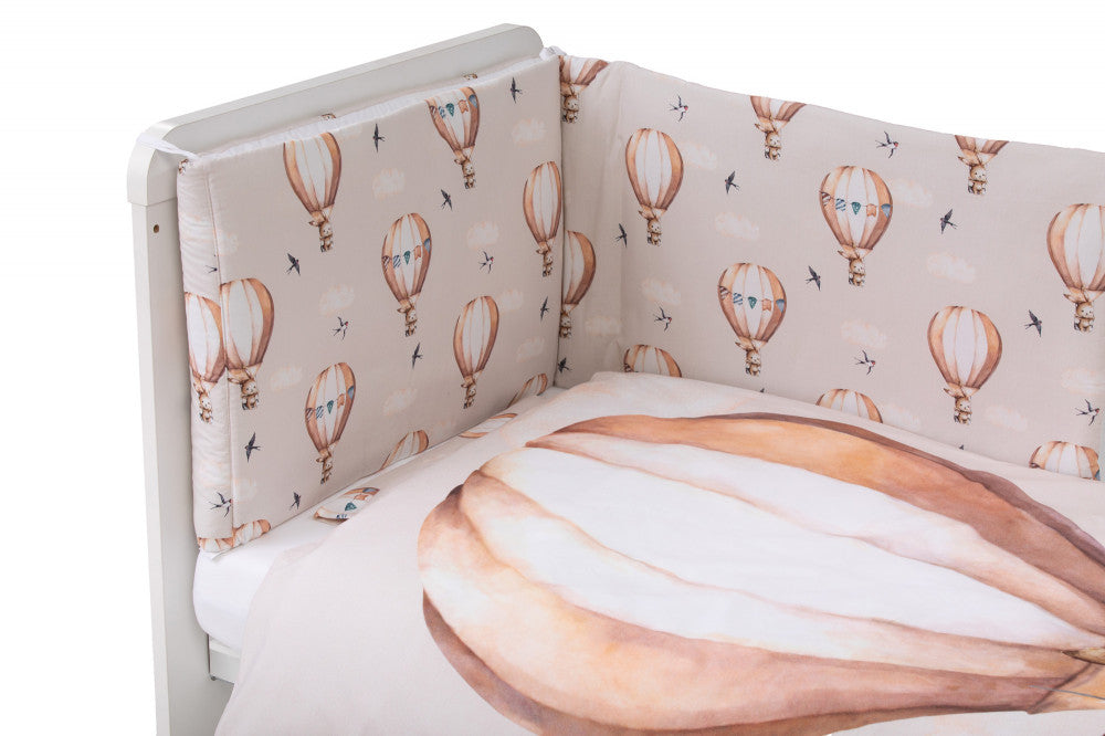 Bubaba 6 részes ágynemű szett- Flying bunny beige - Momsy