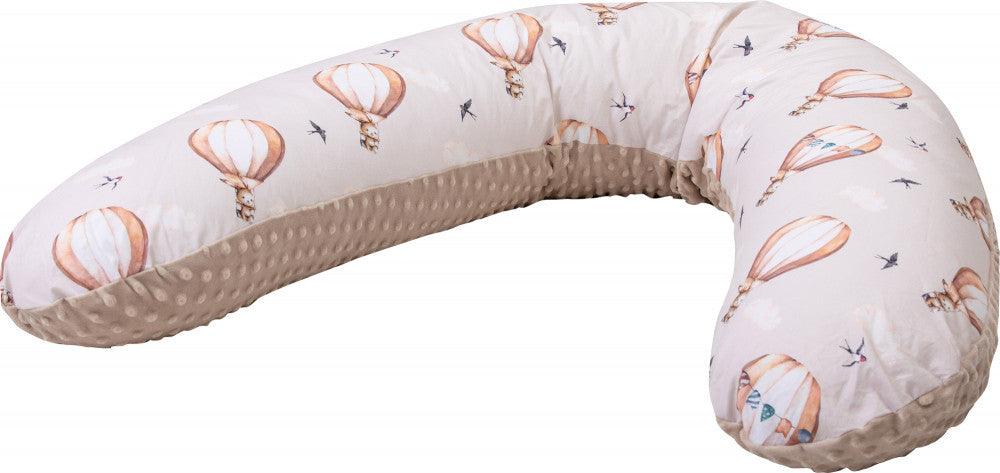 Bubaba szoptatós párna 170x35 cm - Funny bunny beige - Momsy