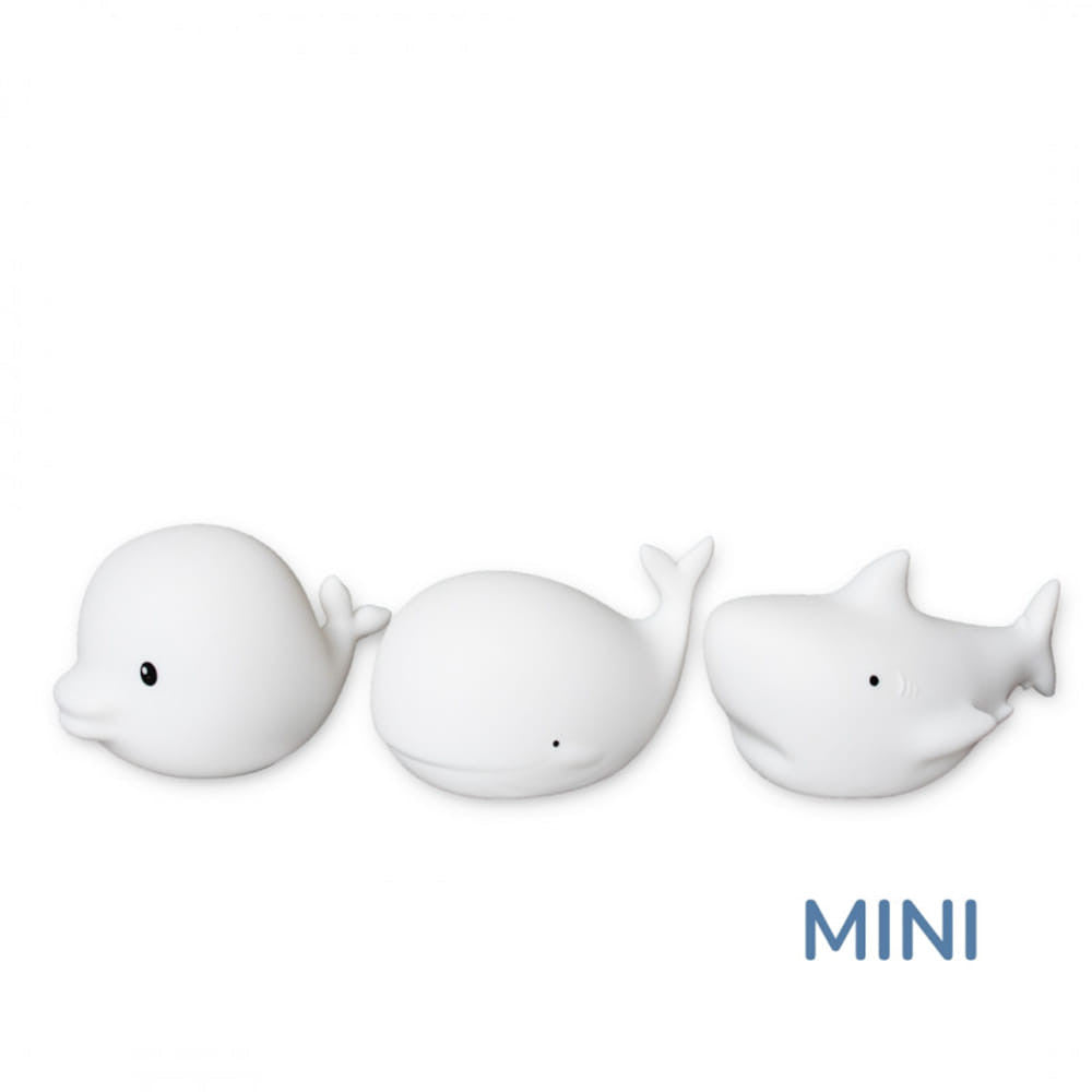 Rabbit&Friends mini óceán éjjeli fény- delfin, bálna, cápa - Momsy
