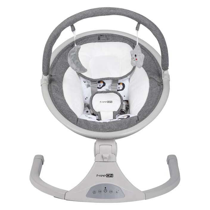 FreeON Elite elektromos baba hintaszék - szürke - Momsy