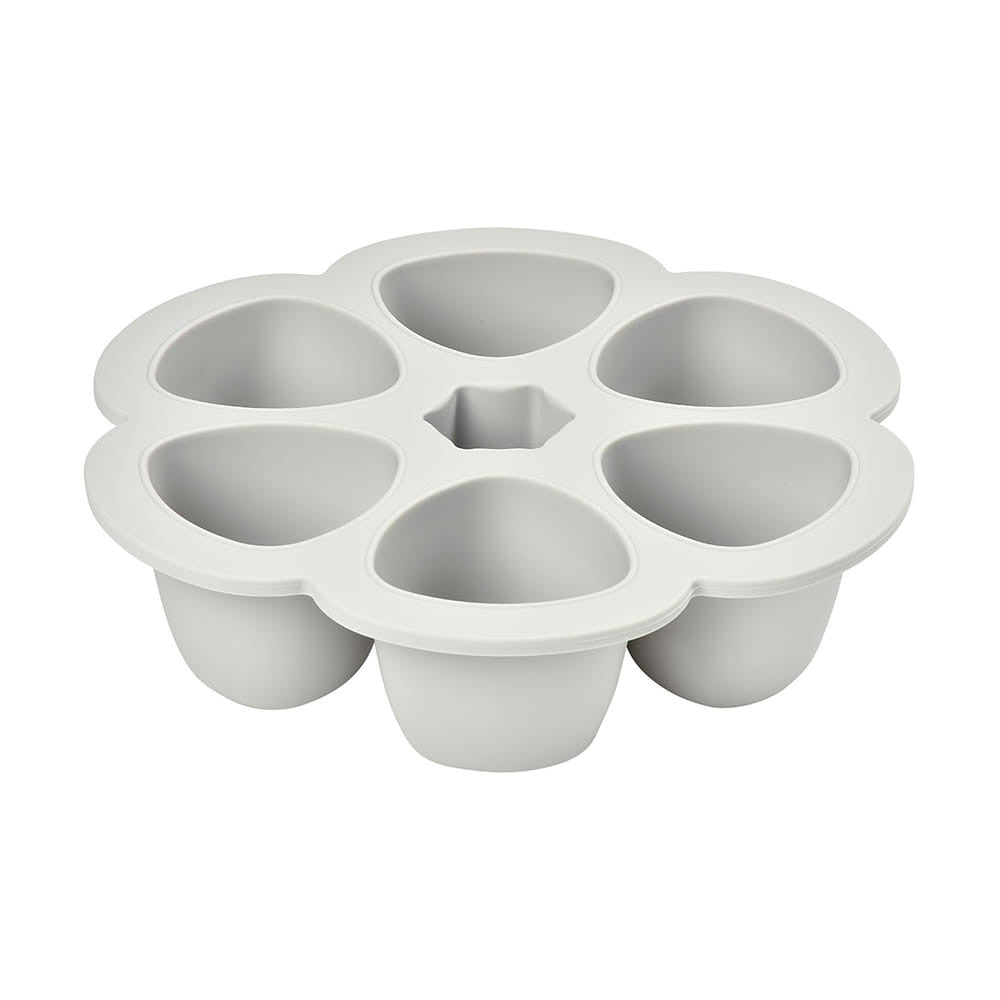 Béaba Szilikon multifunkciós bébiétel tároló - 6 x 150 ml - Halvány köd - Momsy