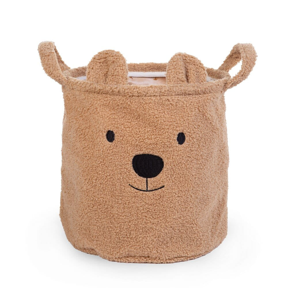 Childhome Teddy Kosárka- 40x40x40 Cm - Barna - Momsy