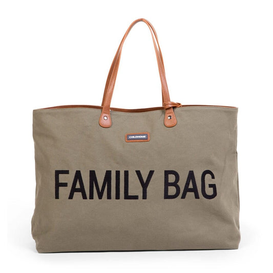 Childhome "Family Bag" Vászontáska - Khaki - Momsy