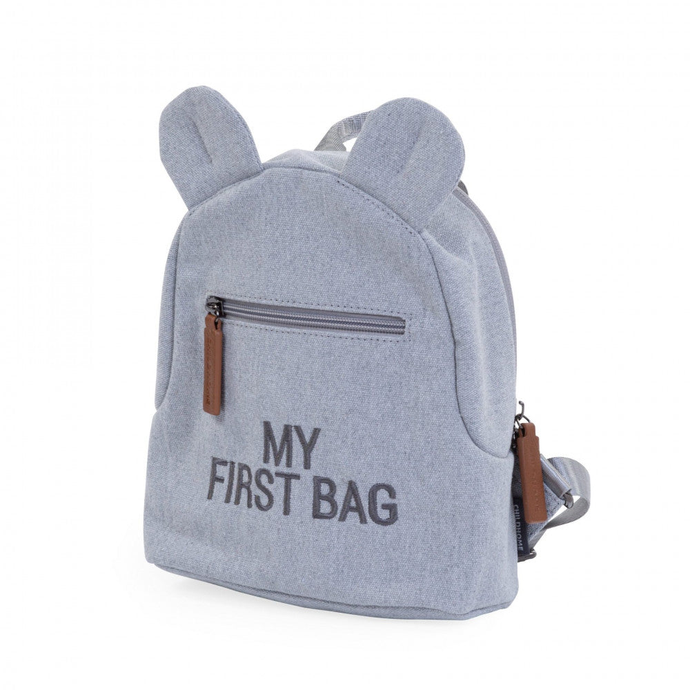 Childhome “My First Bag” Gyermek Hátizsák – Vászon Szürke - Momsy