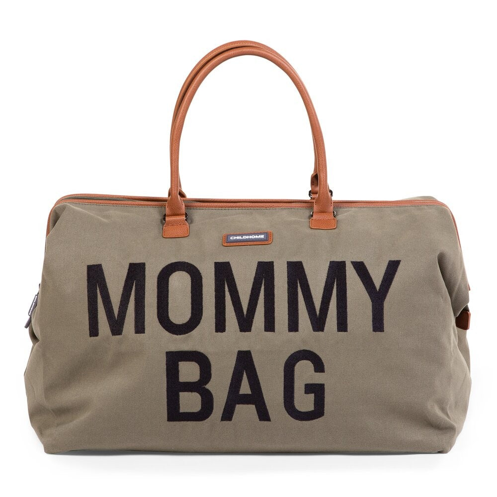 Childhome "Mommy Bag" Táska - Vászon - Khaki-0