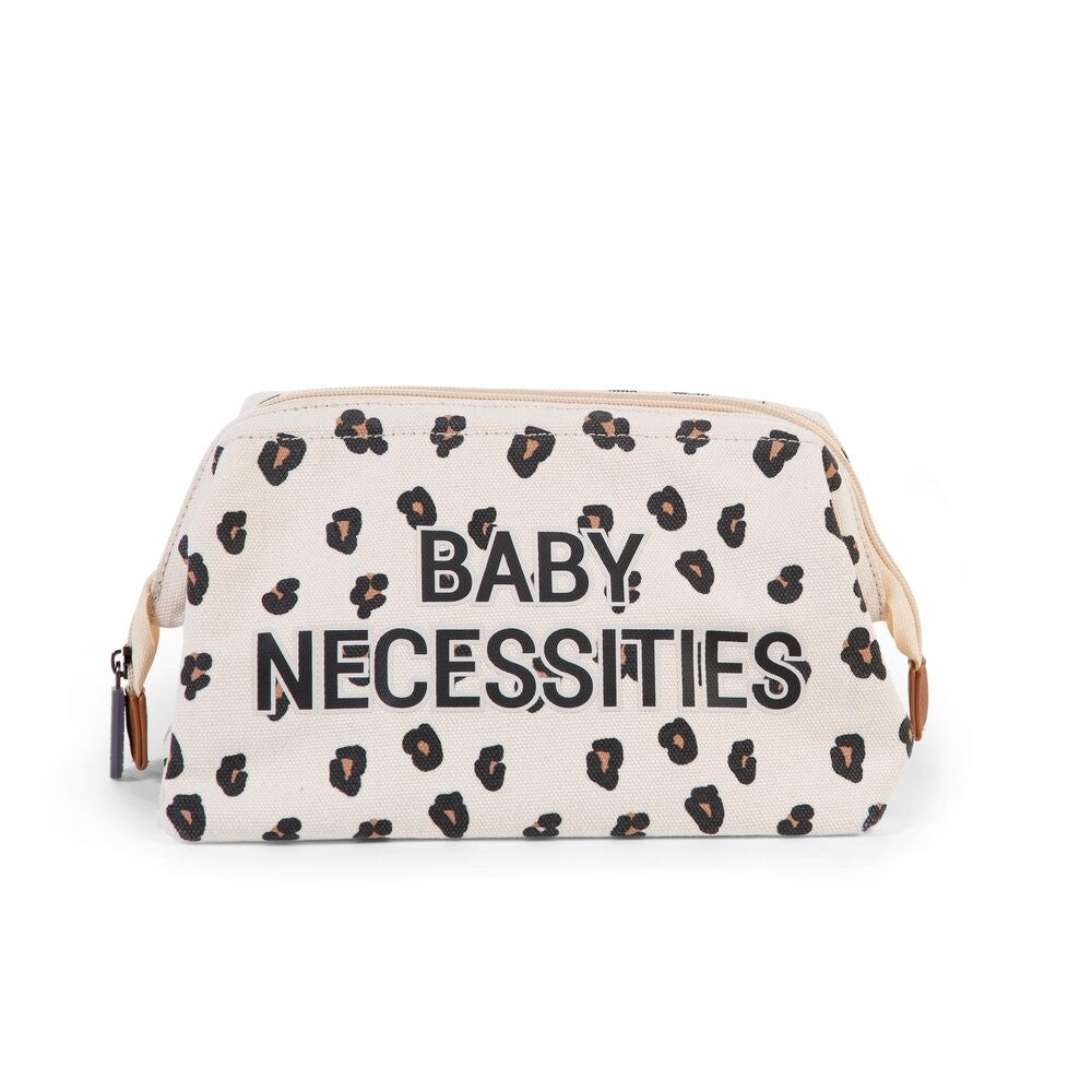 Childhome "Baby Necessities" Neszeszer - Vászon - leopárd mintás-0