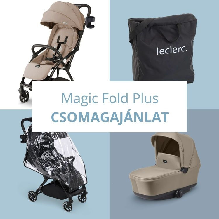 Leclerc Magicfold Bundle Deal babakocsi szett csomagajánlat - Sand - Momsy