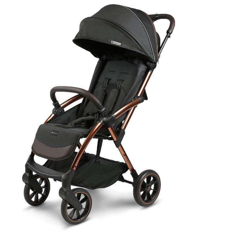 Leclerc Influencer XL könnyű sport babakocsi 22 kg-ig- Black Brown-0