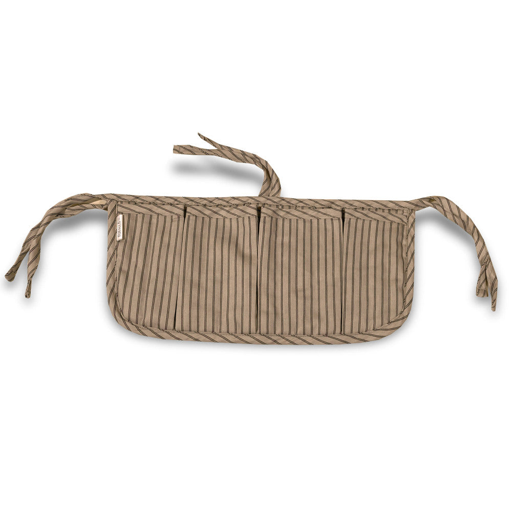 Nuuroo Li kiságyra köthető zsebes tároló- Krém csíkos-0