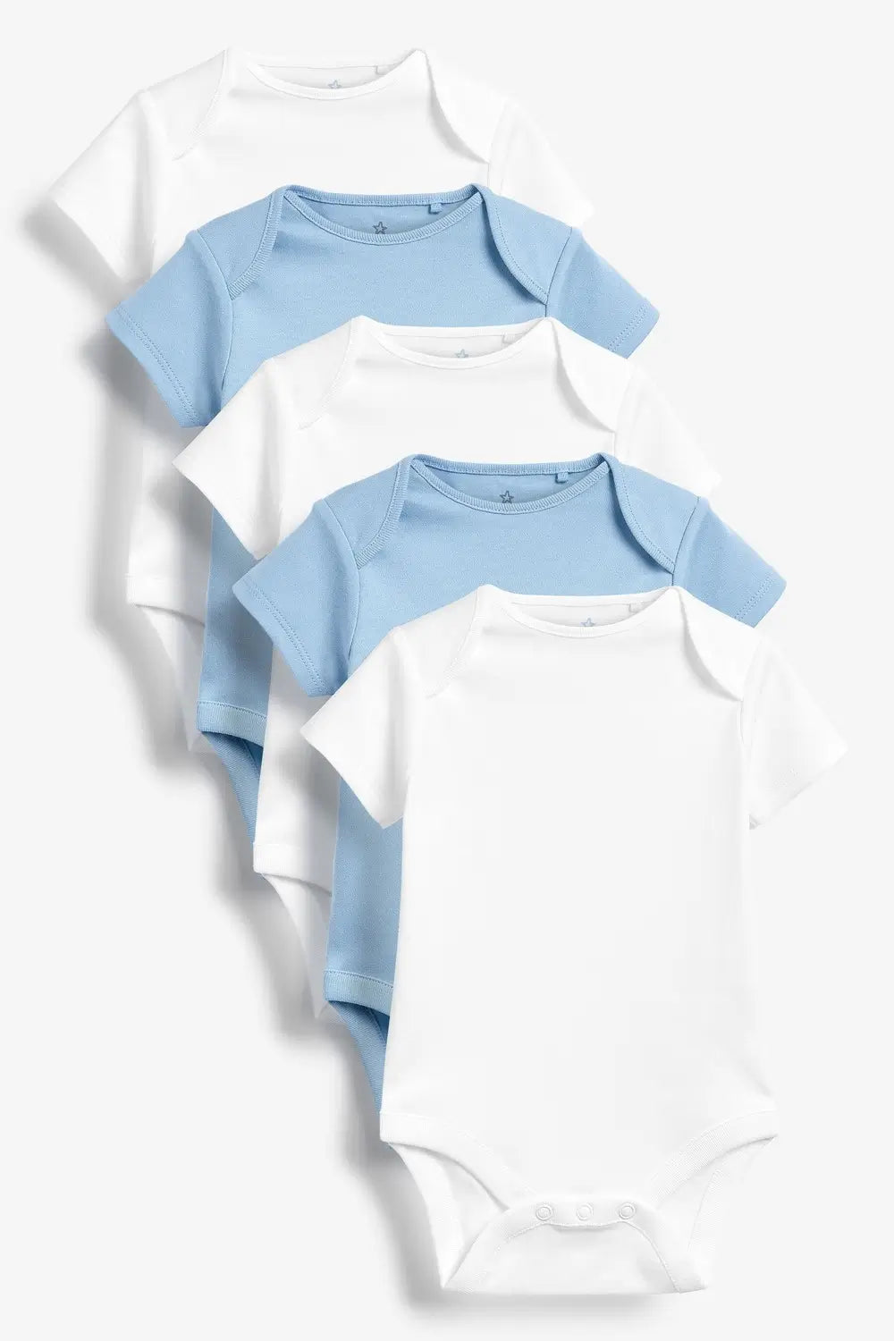 Next Baby Body Rövid Ujjú Kék-Fehér 5db/Csomag - Momsy