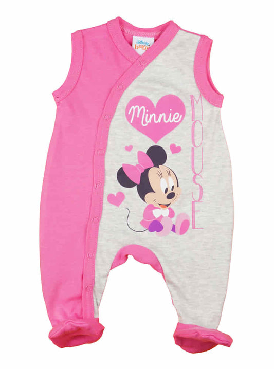 Ujjatlan kislány rugdalózó Minnie egér mintával - Momsy