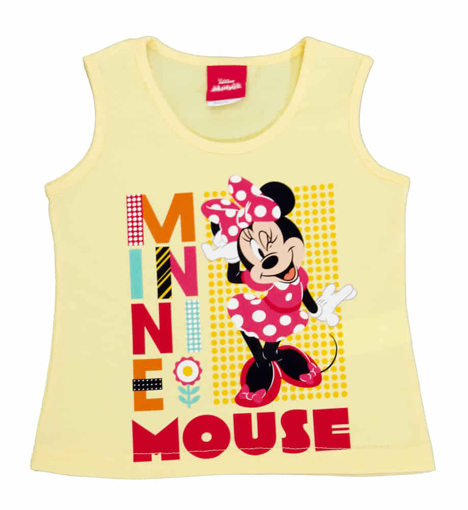 Pamut kislány trikó Minnie egér mintával - Momsy