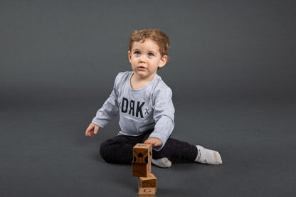 Hosszú ujjú fiú póló DRK mintával - Momsy