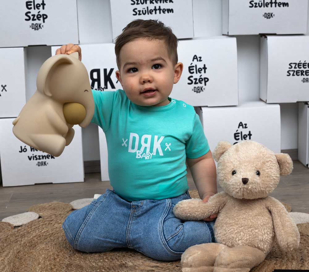 Dorko DRK mintával nyomott rövid ujjú baba body - Momsy