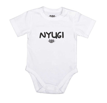 Dorko &quot;Nyugi&quot; mintával nyomot rövid ujjú baba body - Momsy