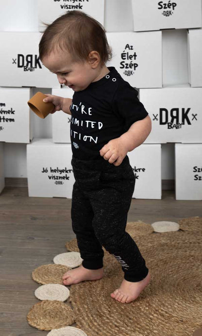 Dorko &quot;You're a limited edition&quot; mintával nyomot rövid ujjú baba body-1