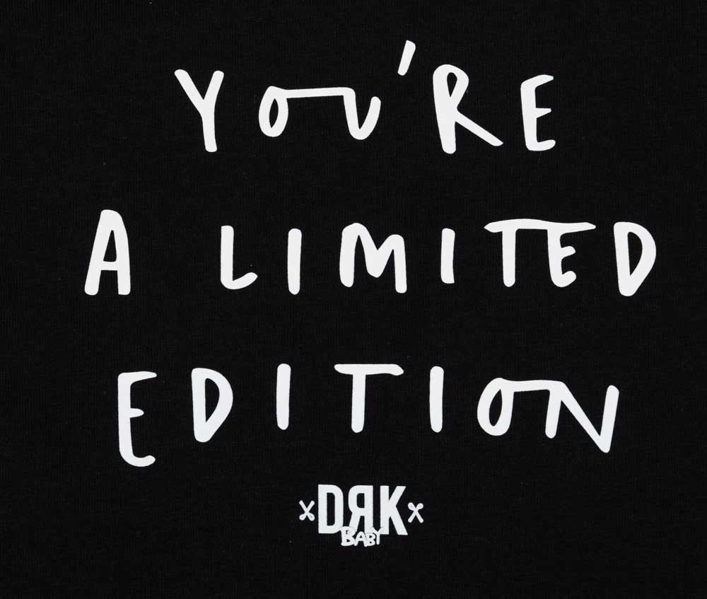 Dorko &quot;You're a limited edition&quot; mintával nyomot rövid ujjú baba body-4