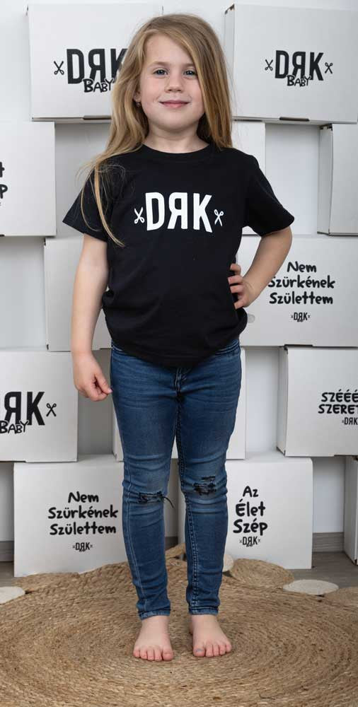 Rövid ujjú póló Dorko DRK mintával - Momsy