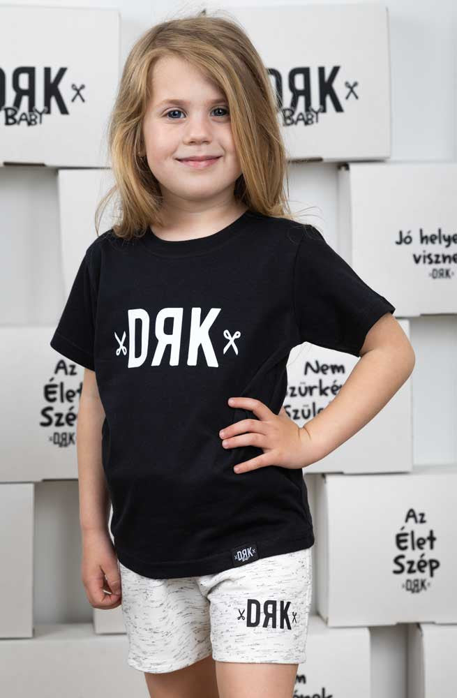Rövid ujjú póló Dorko DRK mintával - Momsy