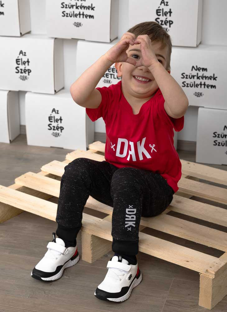 Rövid ujjú póló Dorko DRK mintával - Momsy