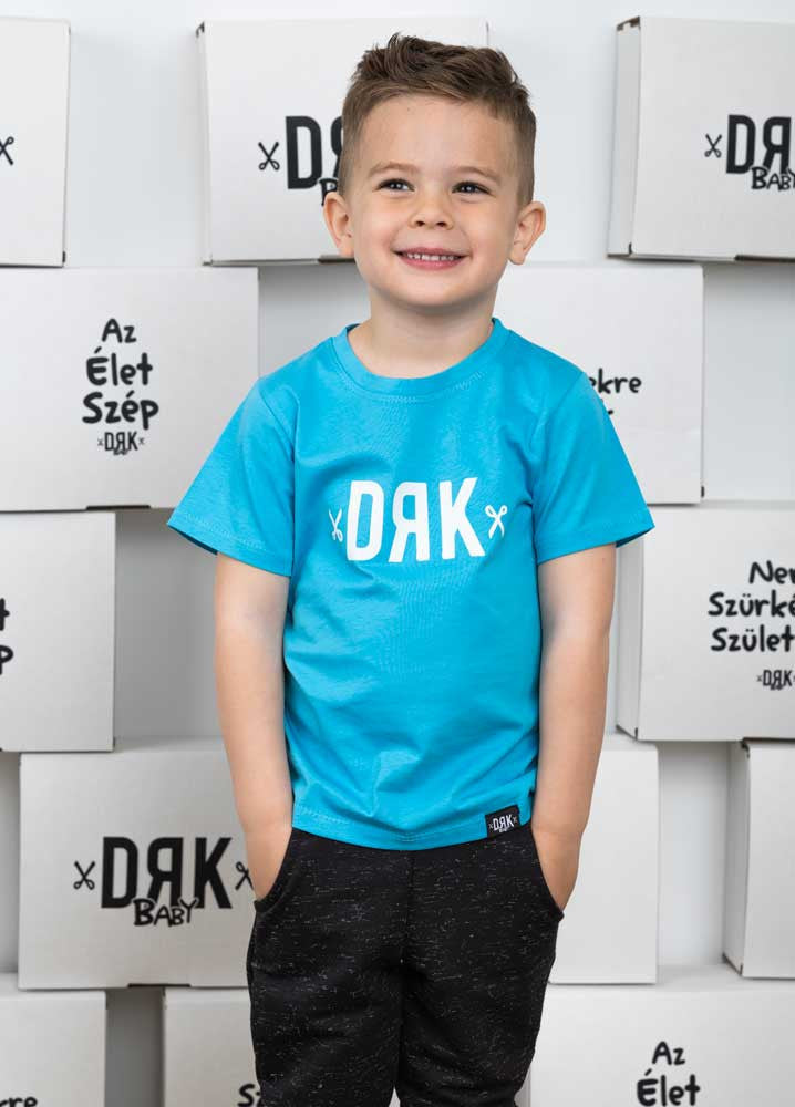 Rövid ujjú póló Dorko DRK mintával - Momsy