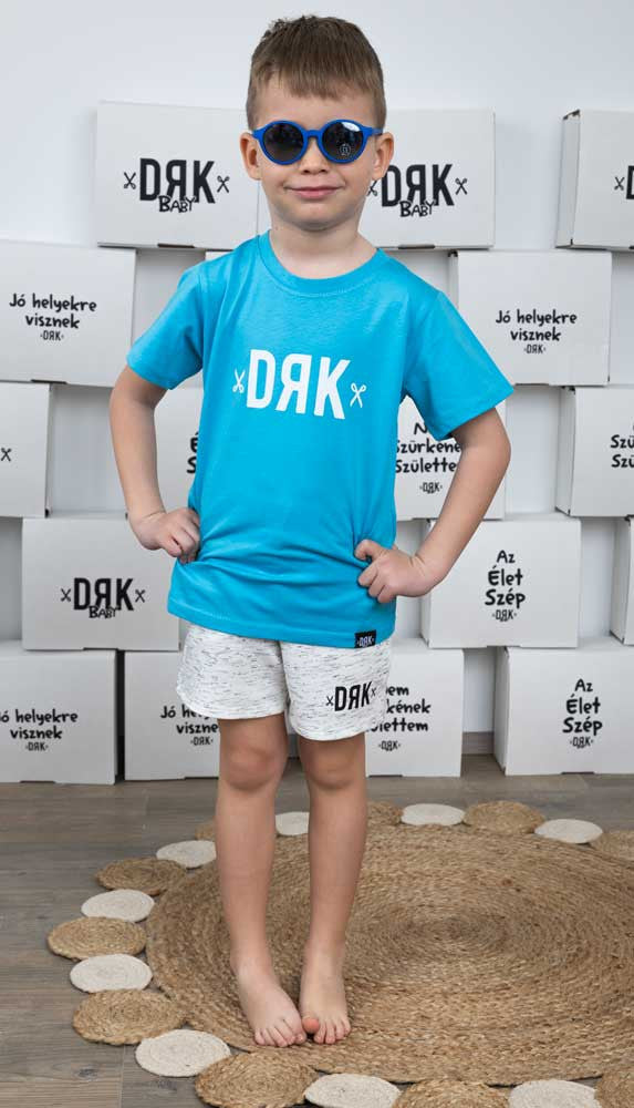 Rövid ujjú póló Dorko DRK mintával - Momsy