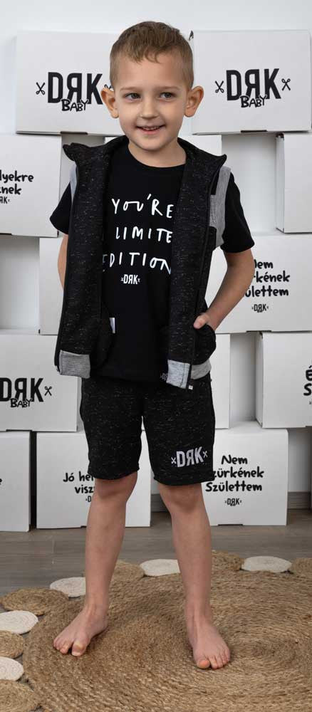 Rövid ujjú póló Dorko DRK &quot;You're a limited edition&quot; mintával - Momsy