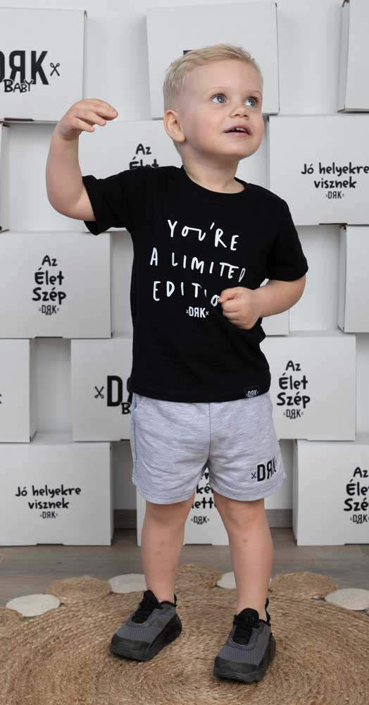 Rövid ujjú póló Dorko DRK &quot;You're a limited edition&quot; mintával - Momsy